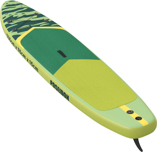 vidaXL Φουσκωτή Σανίδα SUP με Μήκος 3.35m Πράσινη