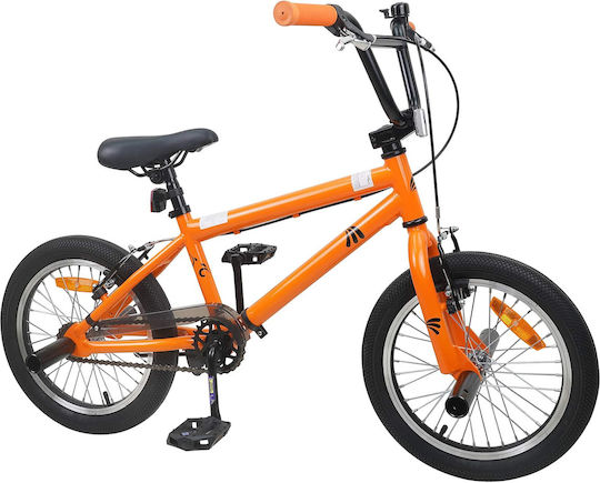 vidaXL 16" Παιδικό Ποδήλατo BMX Πορτοκαλί