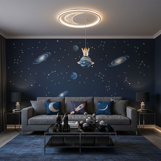 Alista Home Πολύφωτο Παιδικό Φωτιστικό Πλαφονιέρα 80W με Υποδοχή E27 Λευκή