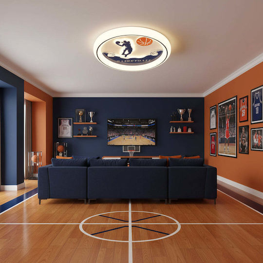 Alista Home Πολύφωτο Παιδικό Φωτιστικό Πλαφονιέρα 88W με Υποδοχή E27 Γαλάζια