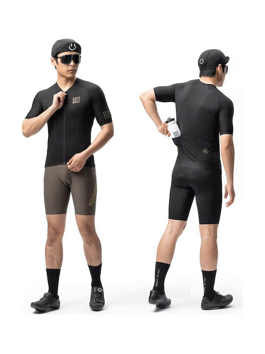 Rockbros Kurze Ärmel Fahrradtrikot Schwarz