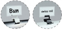 Set 6 Melamine Clip Holders Raki Restaurant Orders 6cm