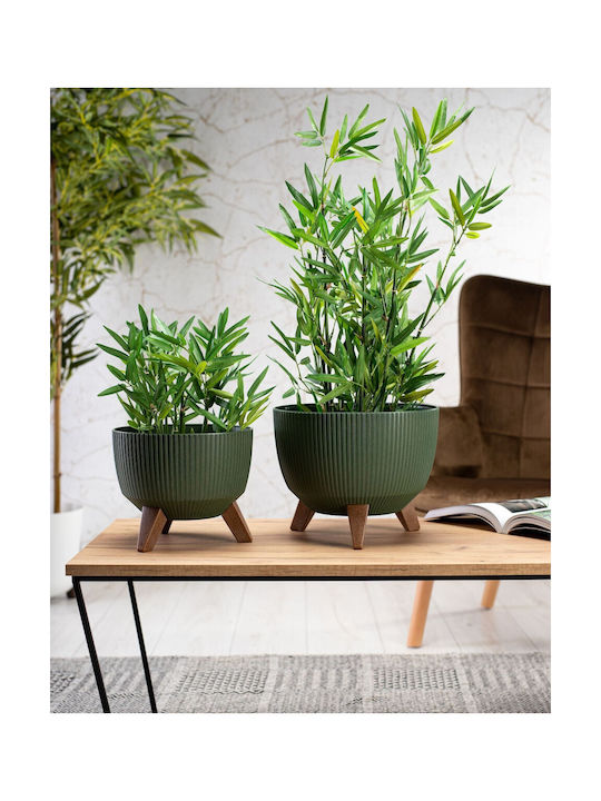 HowHomely Green Flower Pot