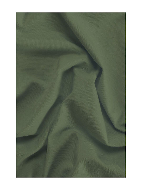 Living Home Double Bed Sheet With Rubber Hugger 160x200+30cm Blassgruen 0075