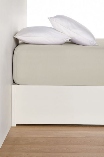 Living Home Υπέρδιπλο 160x200+40εκ. με Λάστιχο Beige Living Home Υπέρδιπλο 160x200+40εκ. με Λάστιχο Beige