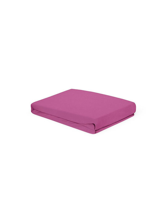 Living Home Super-Double Bed Sheet With Rubber Hugger 160x200+30cm Flieder