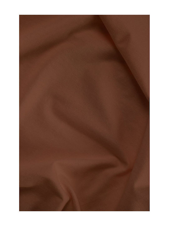 Living Home Σεντόνι Υπέρδιπλο με Λάστιχο 160x200+30εκ. Maroon 077