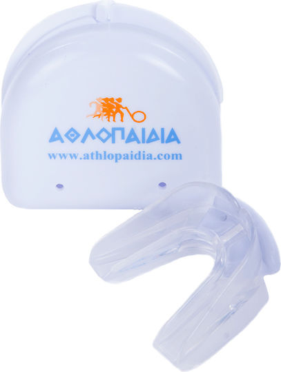 Αθλοπαιδιά 008.14401/SR/WH Προστατευτική Μασέλα Senior Διάφανη με Θήκη