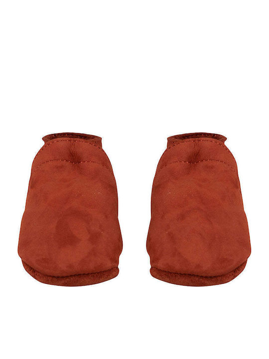 Baby Dutch Weiche Sohlenschuhe für Babys Orange Nubuk