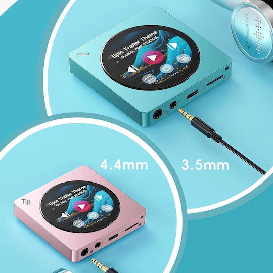 Fiio Snowsky Disc Portable Hi-res Music Player Bluetooth 5.4 Ldac Wi-fi Usb Dac & Coaxial Output Blue