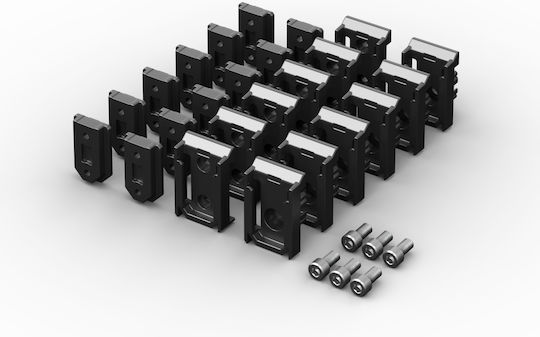 Qbrick Set Personalizat 1 Set Adaptoare Cutii Roșii În Organizator