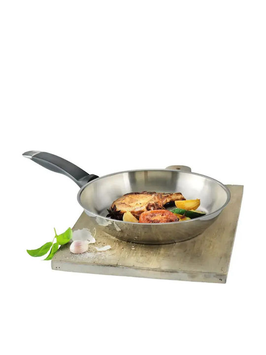 Kuhn Rikon Silver Star Stainless Steel Pan 24cm