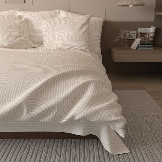 Charalambidis Textiles Tagesdecke Super-King Beiges 220x240cm