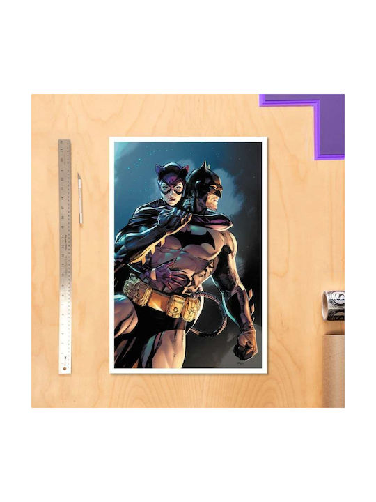Dc Comics Art Print Batman & Catwoman 61 X 41cm Χωρίς Πλαίσιο