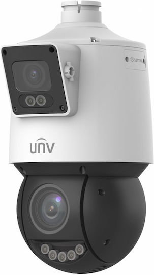 Uniview IPC94144SFW-X25-F40C IP Cameră de Supraveghere Full HD+ 4MP Rezistentă la apă cu Comunicare Bidirecțională și Lentilă 4.8-120mm