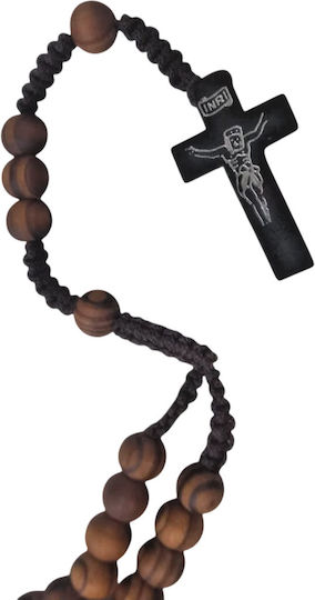 Handgefertigtes Holzrosarium Kreuz