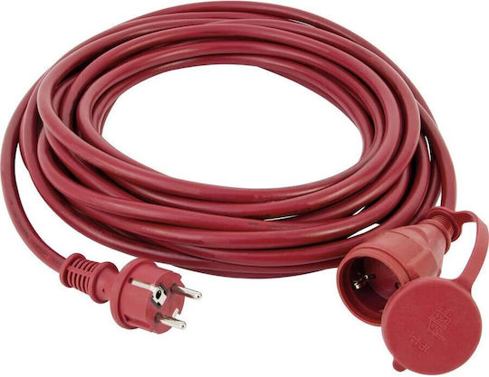 REV 1 Platz mit Kabel 25m Wasserdicht Rot
