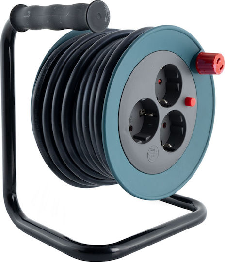 REV mit Kabel 10m Durchmesser 3 x 1.5mm² Schwarz