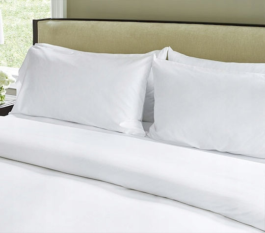 123Obrusy Cearceaf Pentru Pat De Hotel 100% Bumbac 160x200cm