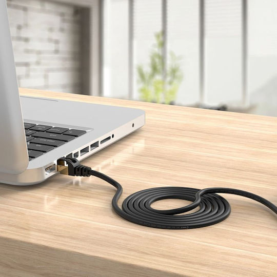 Orico Direct Attach Copper Cat.7 (10Gbps) Καλώδιο Δικτύου Ethernet εξωτερικού χώρου 20m Μαύρο