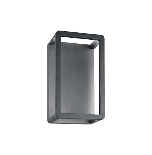 Viokef Nikao Wall-Mounted Outdoor Lantern LED IP65 15W With Warm White Light 14.5x10x24.5cm