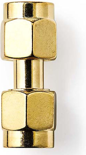 Nedis CSGB02941GD Μετατροπέας SMA male σε SMA male Χρυσό 2τμχ