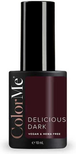 Ojă Pentru Unghii Cu Gel Semi-permanentă Vegană Fără Hema Nuanta Delicioasă Închisă Colorme Cosmetics 10 Ml