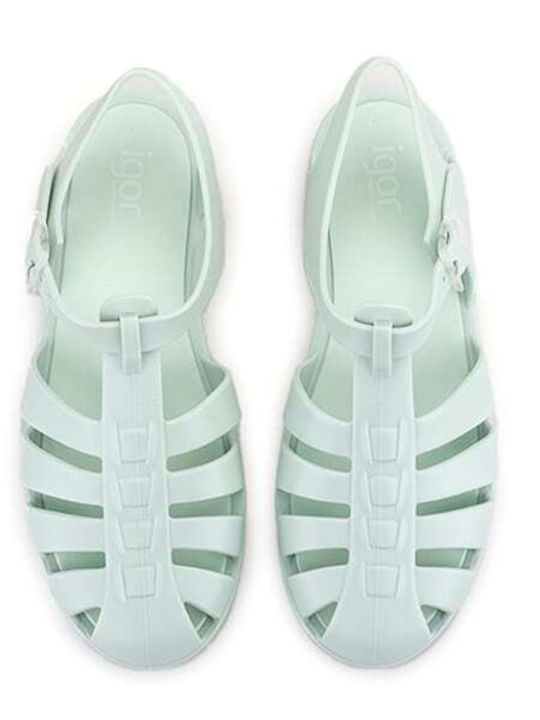 Biarritz Women's Flat Sandals Green