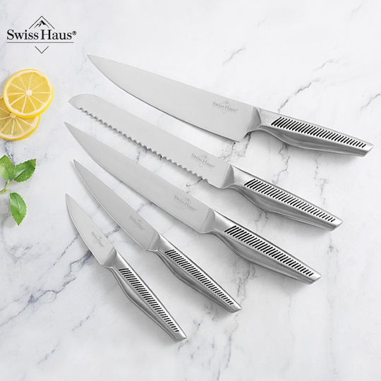 Swiss Haus Knife Set Made of Stainless Steel 5 Pieces