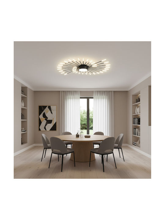 Alista Home Πλαφονιέρα Οροφής Λευκή με Ενσωματωμένο LED και Τηλεχειριστήριο