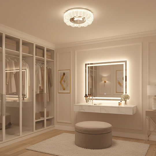 Alista Home Plafonieră de Tavan Albă cu LED Integrat