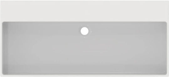 Ideal Standard Einbau Badezimmerwaschbecken Porzellan 100x45x12,5cm Weiß Glänzend