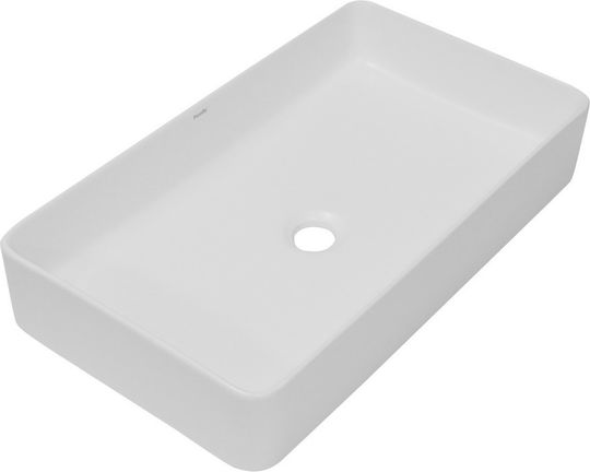 Piccadilly Einbau Badezimmerwaschbecken Porzellan 60x34cm Weiß