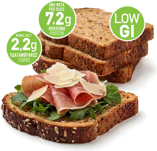 Keto Protein Multigrain Flaxseed Low Carb NoCarb 8pcs 190g