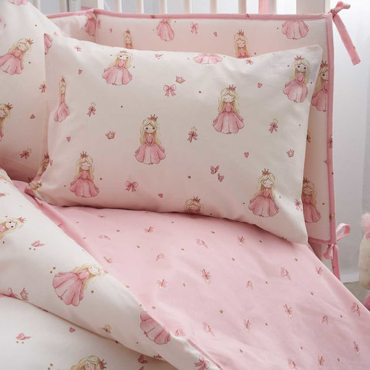 Vesta Home Set Baby Duvet Cover with Pillowcase Vesta Matina 120x160cm