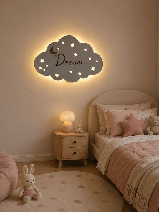 Kinder Wandlampe Wolke Name