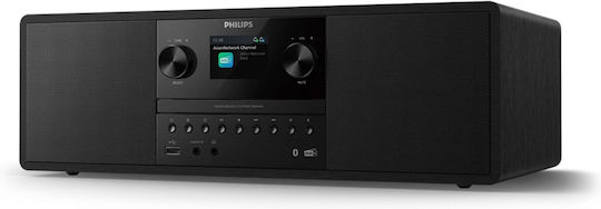 Philips Φορητό Ηχοσύστημα με Bluetooth / Ραδιόφωνο / USB Μαύρο