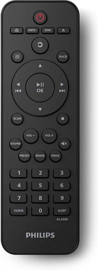 Philips Φορητό Ηχοσύστημα με Bluetooth / Ραδιόφωνο / USB Μαύρο