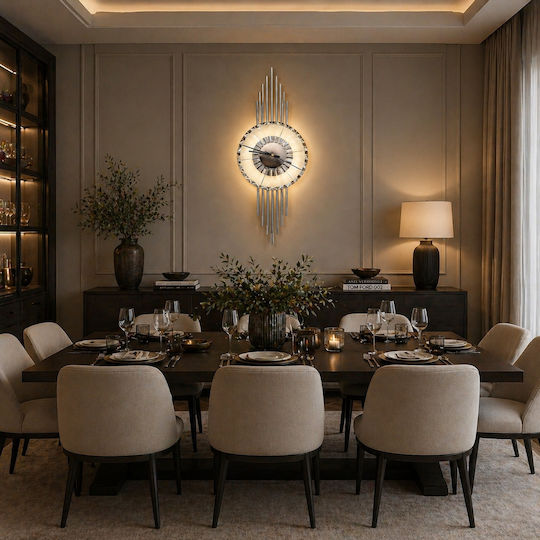 Alista Home Ρολόι Τοίχου 65x25cm