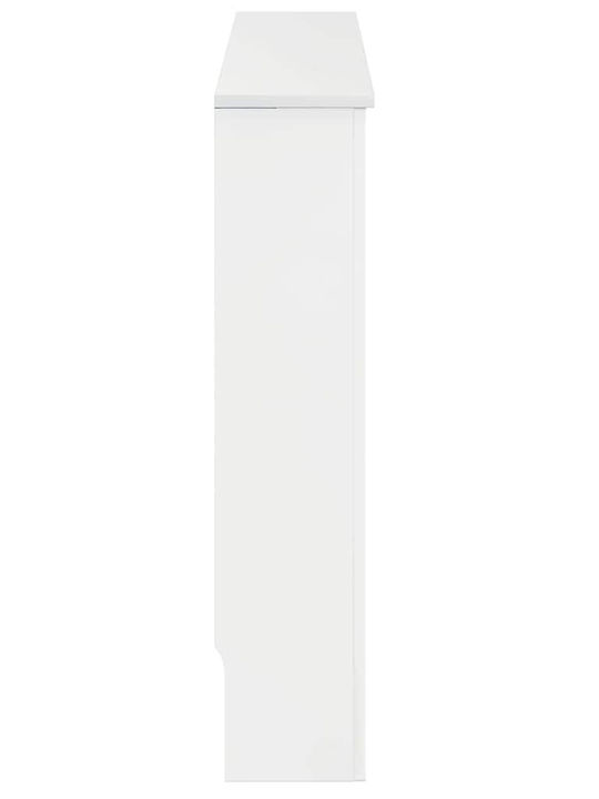 vidaXL Husă pentru radiator din MDF Alb 172x19x81.5cm