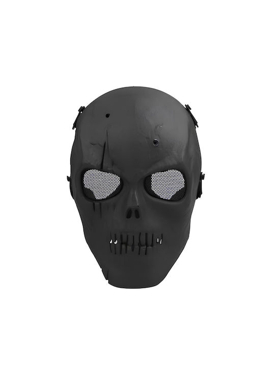 Mască-cască Neagră Resteq Airsoft Motociclete Halloween
