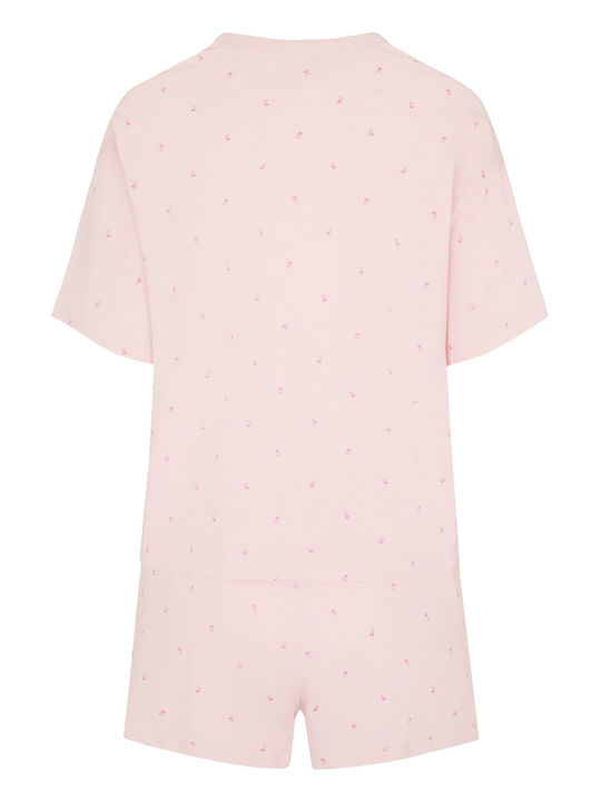 Hunkemöller Sommerliches Damen-Schlafanzug-Set mit Blumenprint