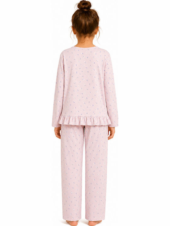 Benetton Benetton Damen Sommer Schlafanzug Set Rosa