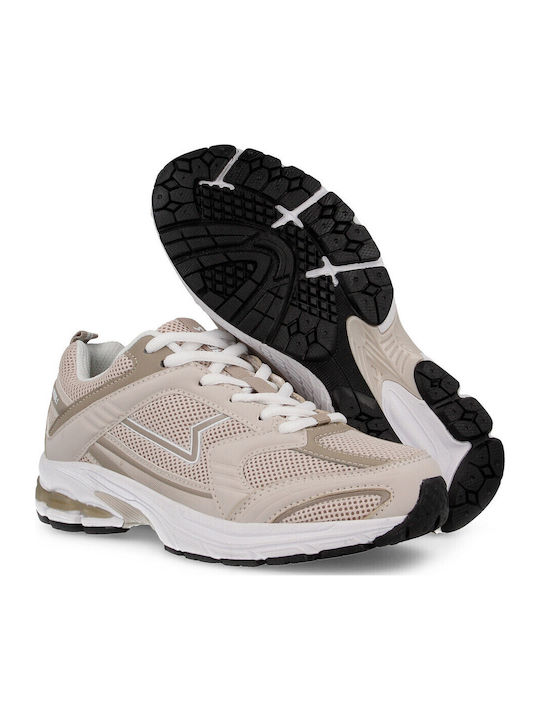 Γυναικεία Ανατομικά Sneakers Καφέ Ανοιχτό