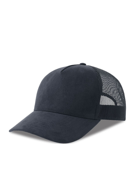 Hat Atlantis S-rapper Suede Trucker Mesh & Suede Texture Recycled Polyester Navy