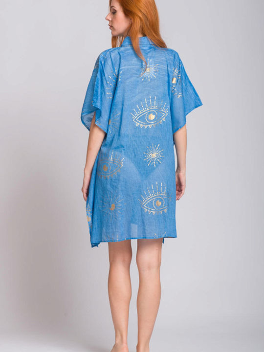 Rima Beachwear Blue Beachwear Top