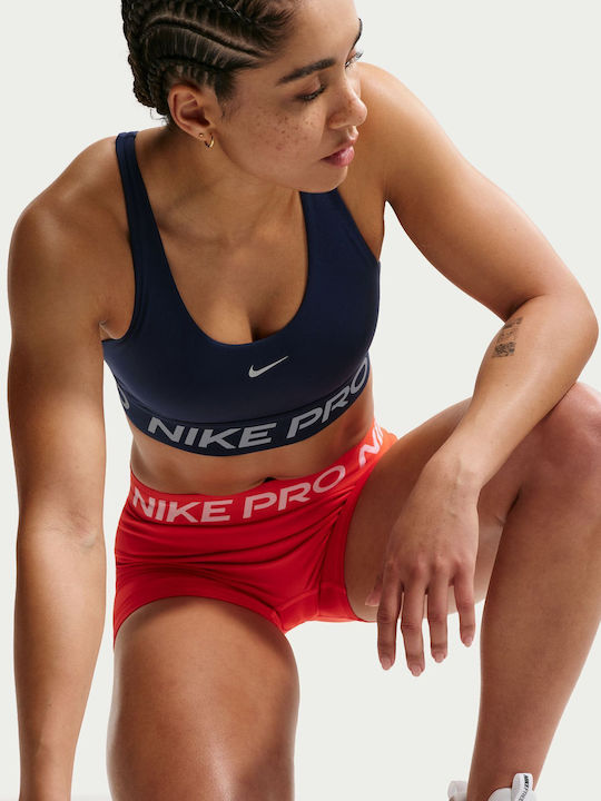 Dri-Fit Pro Γυναικείο Αθλητικό Μπουστάκι Midnight Navy / White με Επένδυση