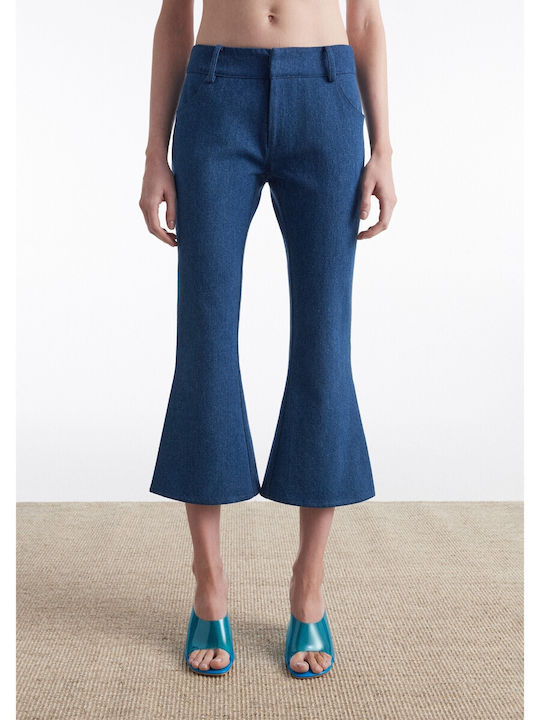 High Rise Women's Jean Pants Flared In Slim Fit