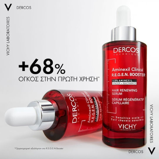Vichy Dercos Leave In Serum Μαλλιών κατά της Τριχόπτωσης 90ml