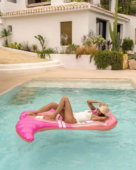 Flamingueo Inflatable Beach Mattress Pink 182.5x151cm